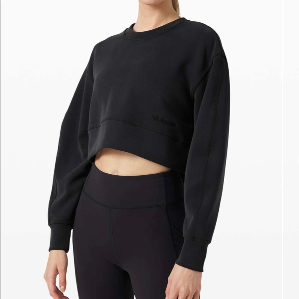 Lululemon Soft Ambitions Cropped Crew (Hemmed) XS/S